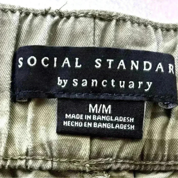 Sanctuary Social Standard Camo Elastic Highrise Pocket Soft Board Shorts Size M - Picture 9 of 12